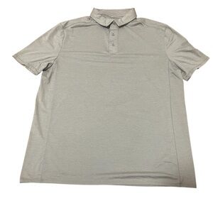 Men's Quince Short Sleeve Polo Shirt - Light Gray